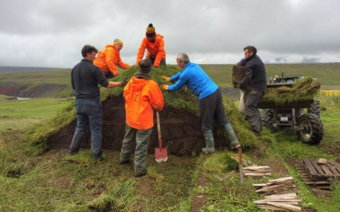 Iceland Turf Building 2nd to 9th June 2019